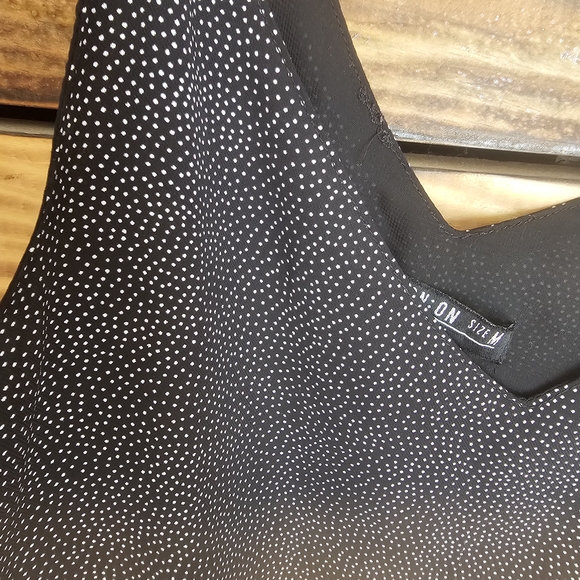 Cotton On Black and White Speckled Camisole blouse - Picture 2 of 5